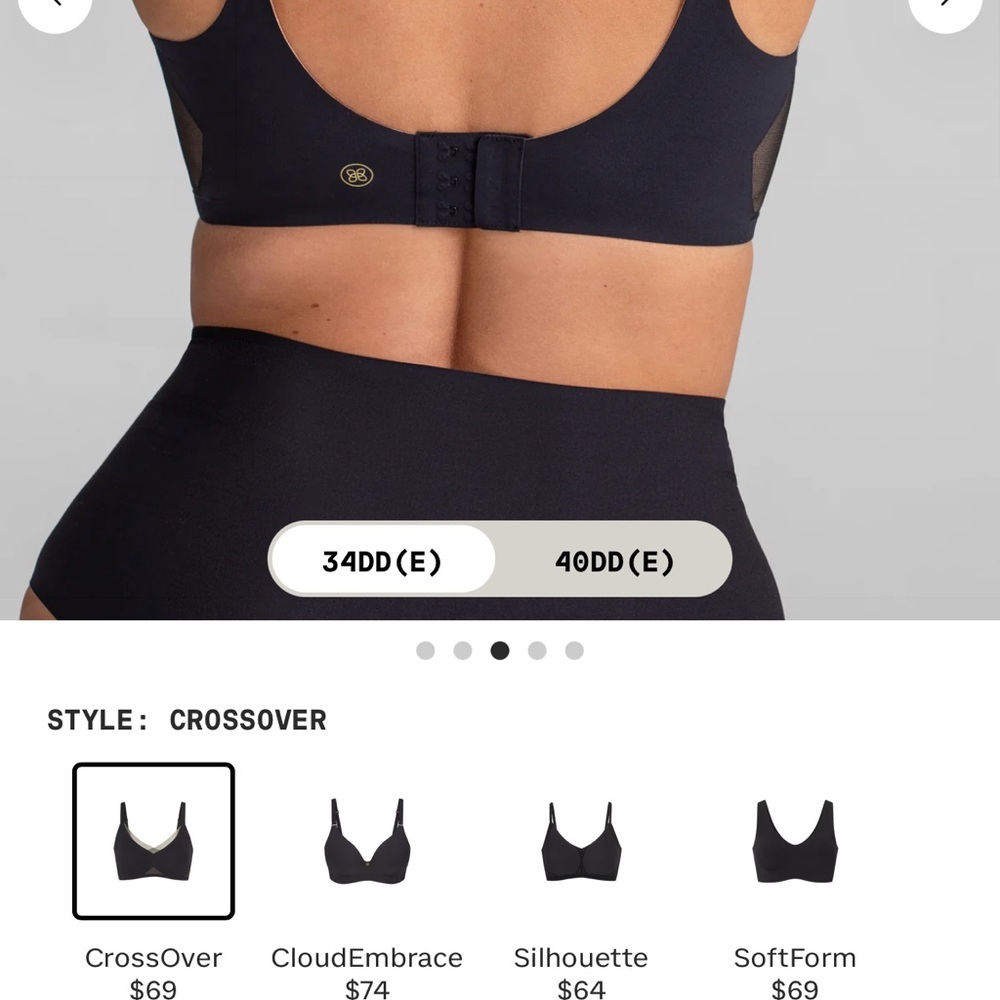 Honeylove Black Mesh Accent Bra - Picture 4 of 9